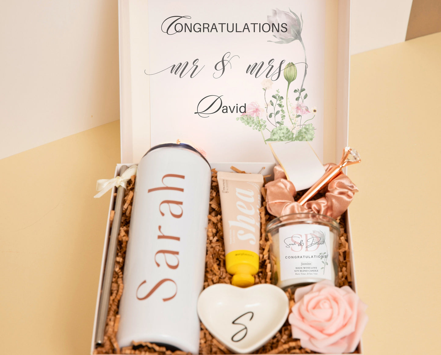 Engagement Gift Bride To Be Bridal Shower Gift Box Future Mrs Gift Congratulations Gift Basket Newly Engaged Gift Couple Personalized Gift