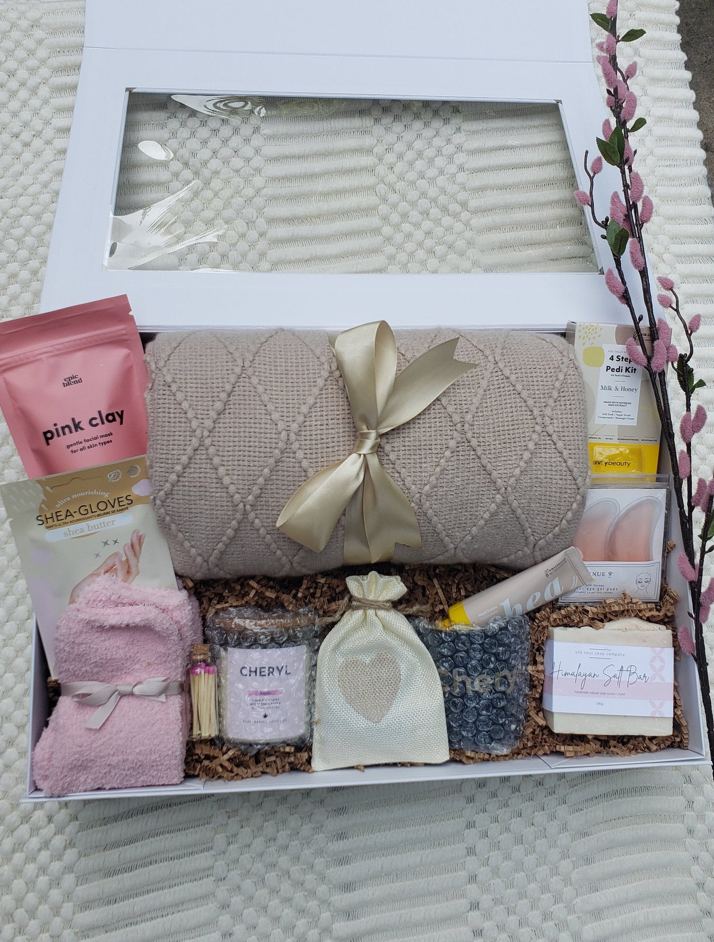 Thinking of You Gift Bestie Care Package Girlfriend Personalized Birthday Gift Box Pamper Hamper Anniversary Gift Basket Sending Big Hugs