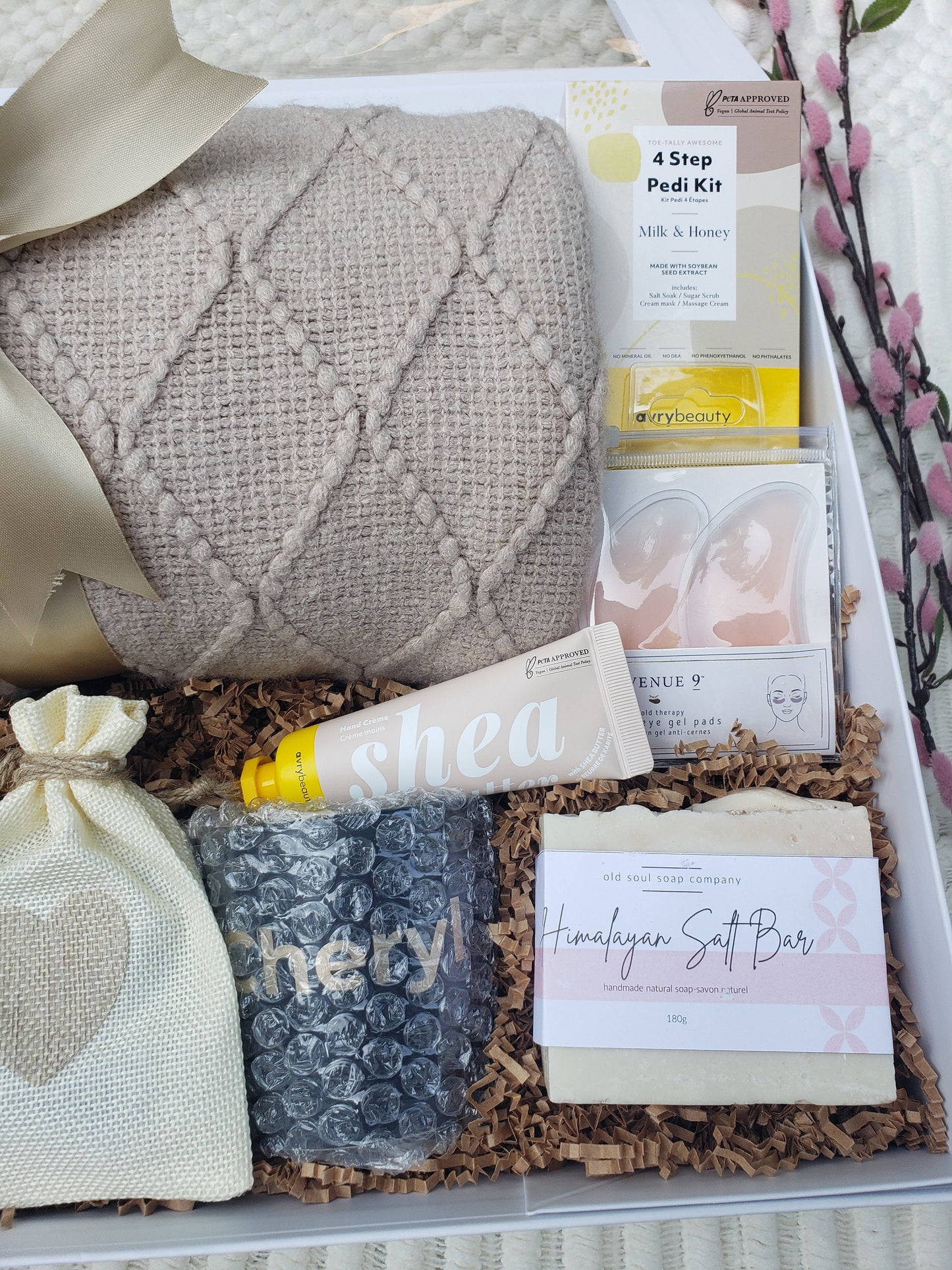 Thinking of You Gift Bestie Care Package Girlfriend Personalized Birthday Gift Box Pamper Hamper Anniversary Gift Basket Sending Big Hugs
