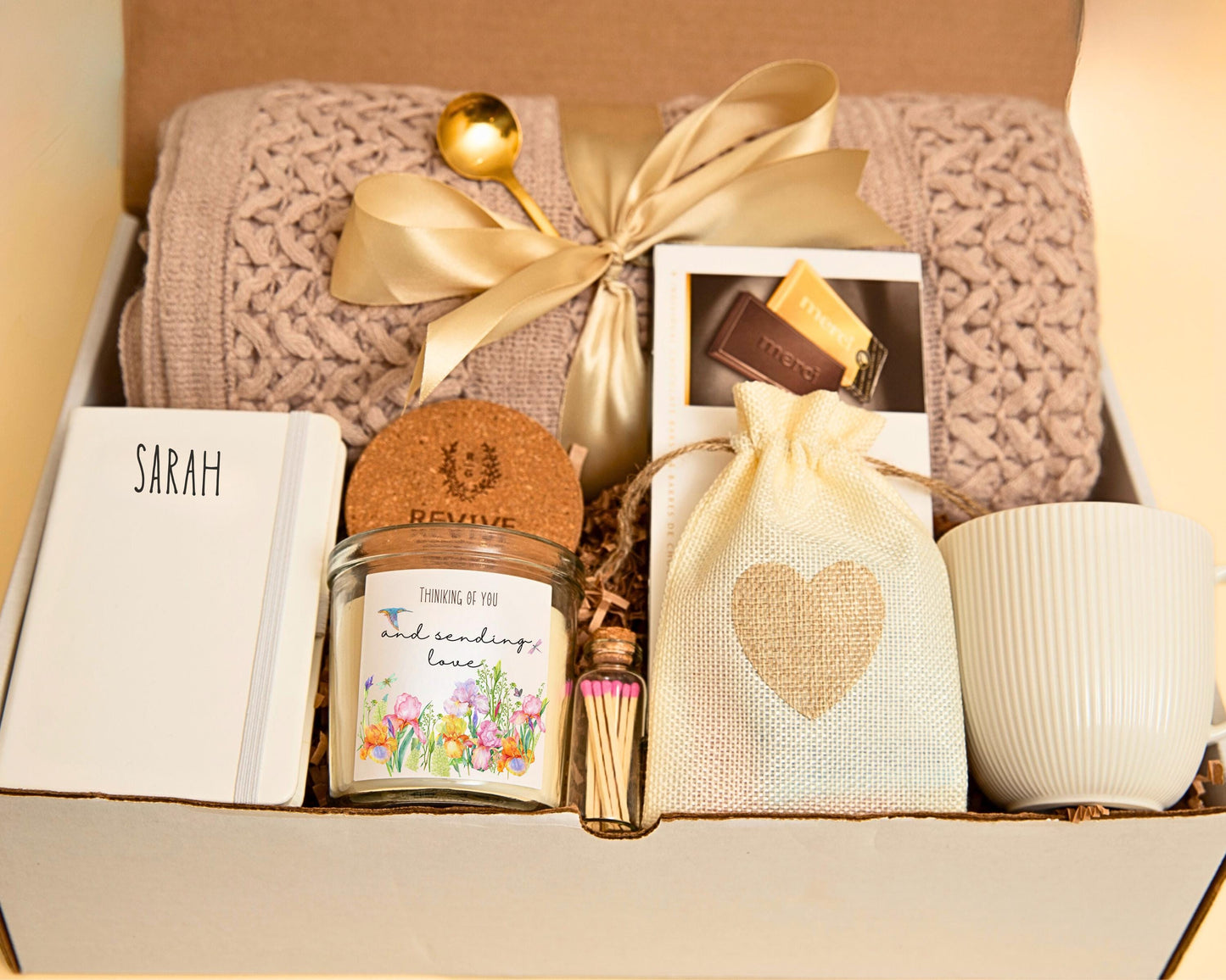 Thinking Of You Gift Idea For Her Sending Hugs Care Package Bereavement Gift Box Condolence Gift Basket Sympathy Gift Him Grief Care Package