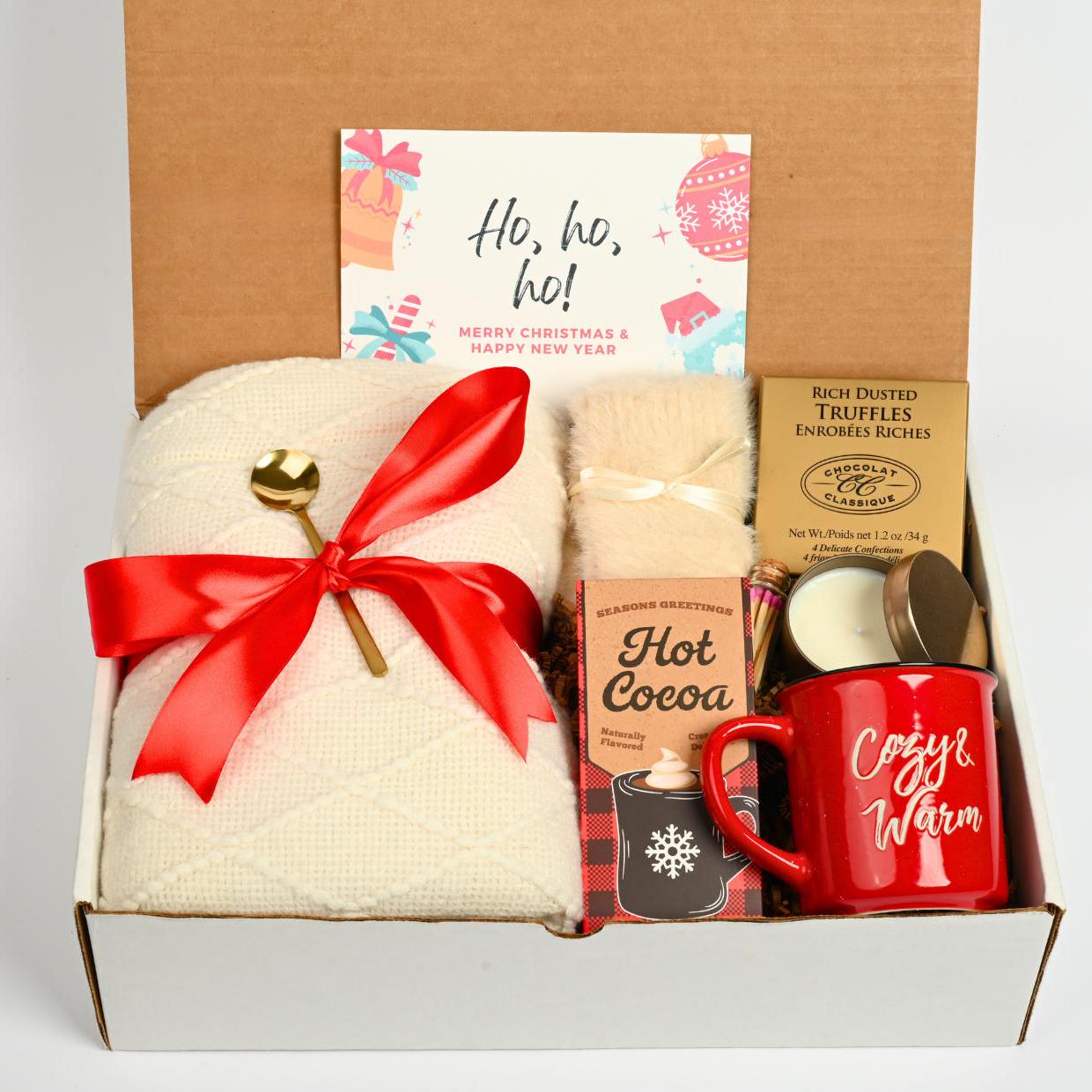 Christmas Hygge Care Family Package Holiday Gift Set For Parents Winter Cozy Gift Basket Selfcare Gift Idea For Women Cozy Fall Gift Set Mom