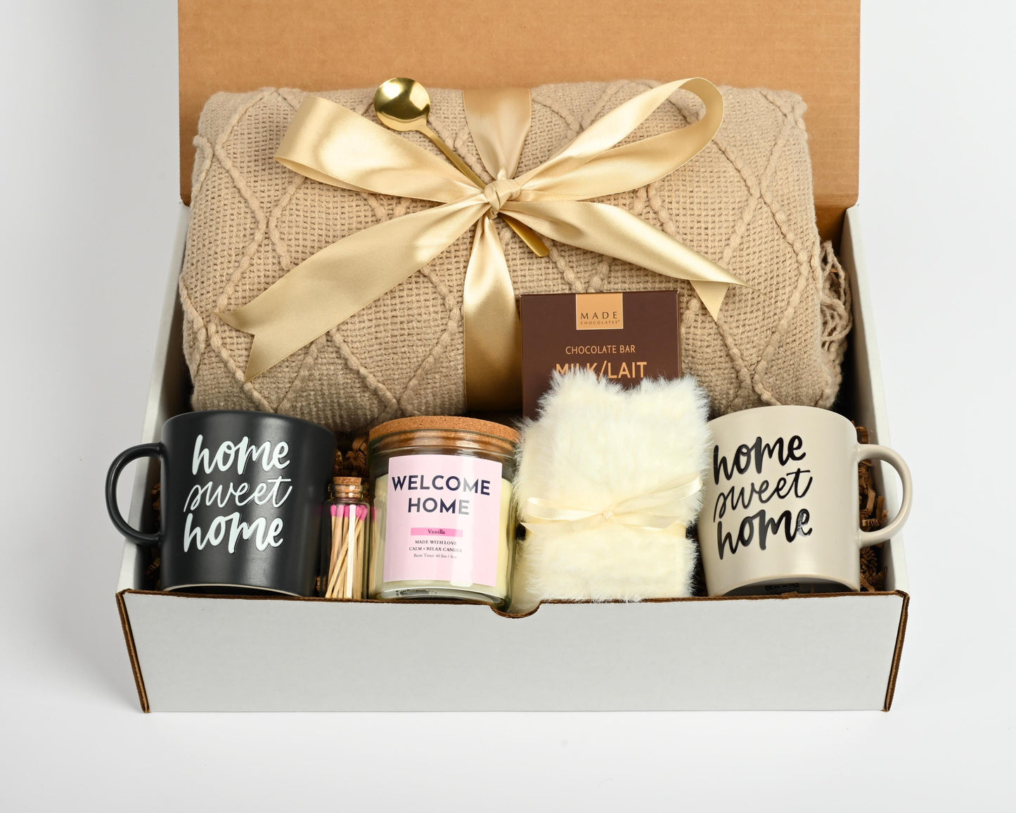 Christmas Gift Box Hygge Winter Gift for Women Self Care Care Package Housewarming Family Custom Cozy Holiday Present Gift For Family Gift