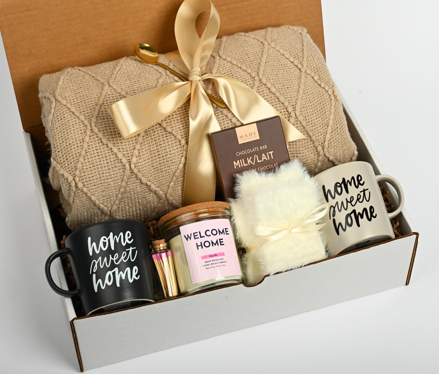 Christmas Gift Box Hygge Winter Gift for Women Self Care Care Package Housewarming Family Custom Cozy Holiday Present Gift For Family Gift