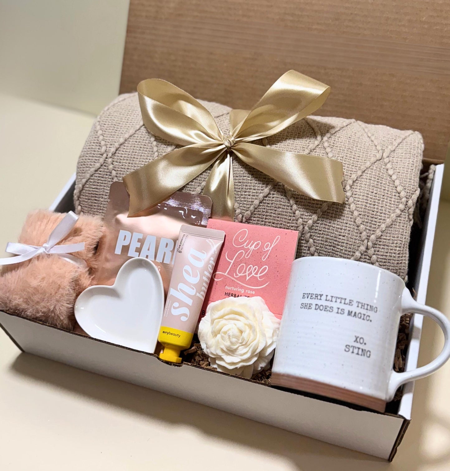Birthday Gift Care Package for Friend Wellness Basket Pamper Bundle For Mom Gift Set Thinking Of You Gift Box Comfort Present Self Care Set