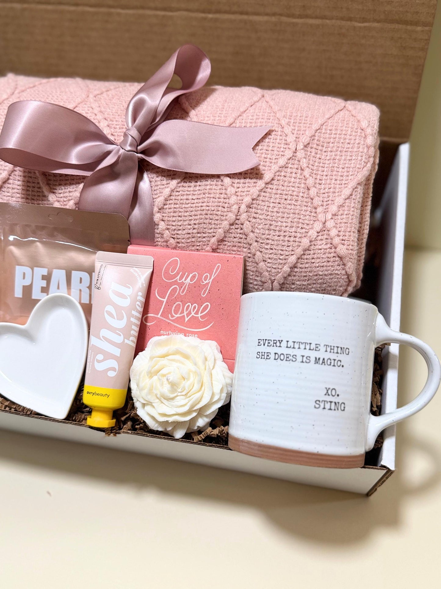 Birthday Gift Care Package for Friend Wellness Basket Pamper Bundle For Mom Gift Set Thinking Of You Gift Box Comfort Present Self Care Set