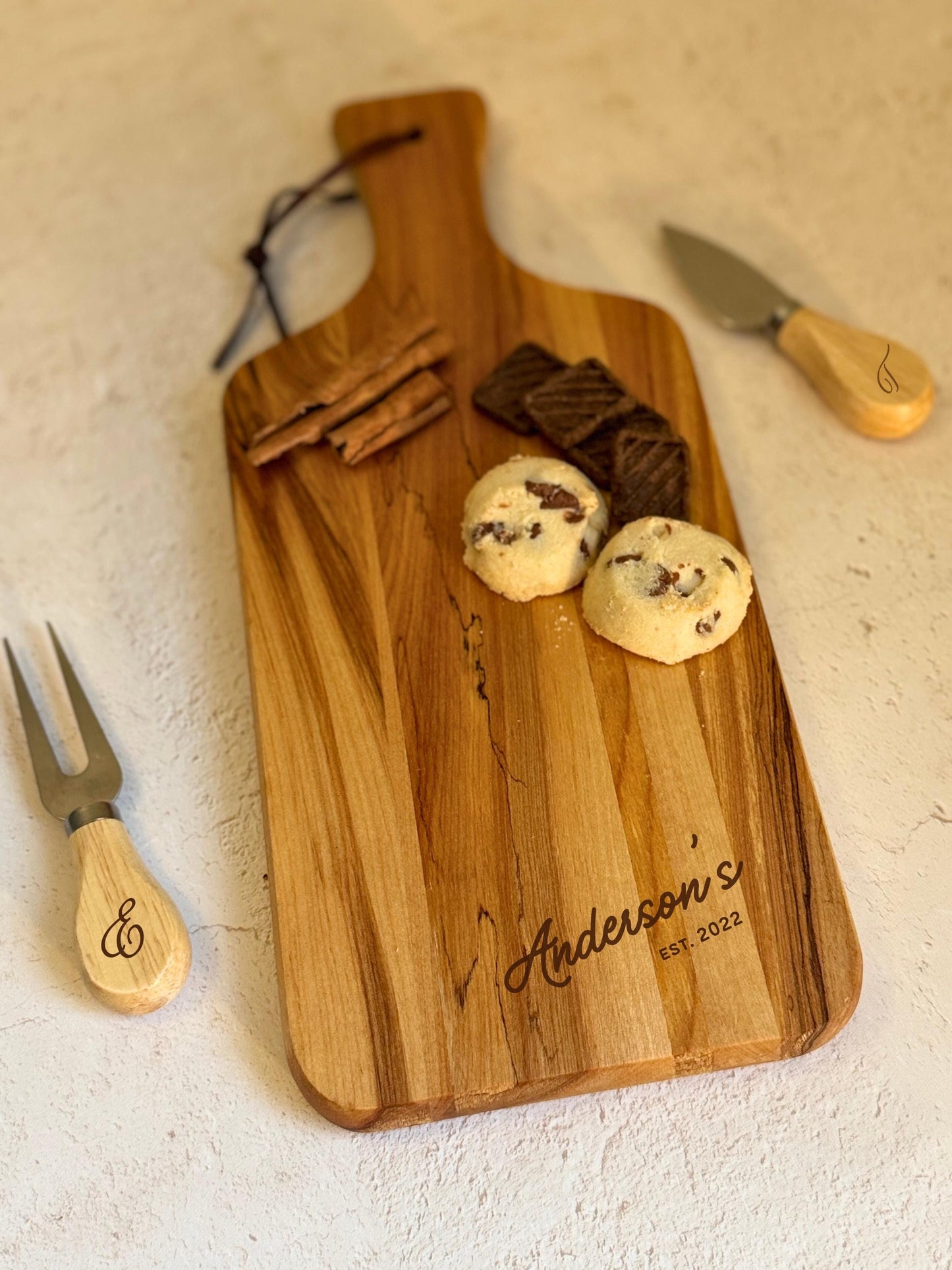 Unique Personalized Wedding Gift Engraved Cutting Board for Anniversary Present with Logo Family Gift for Housewarming Cooking Board Kitchen