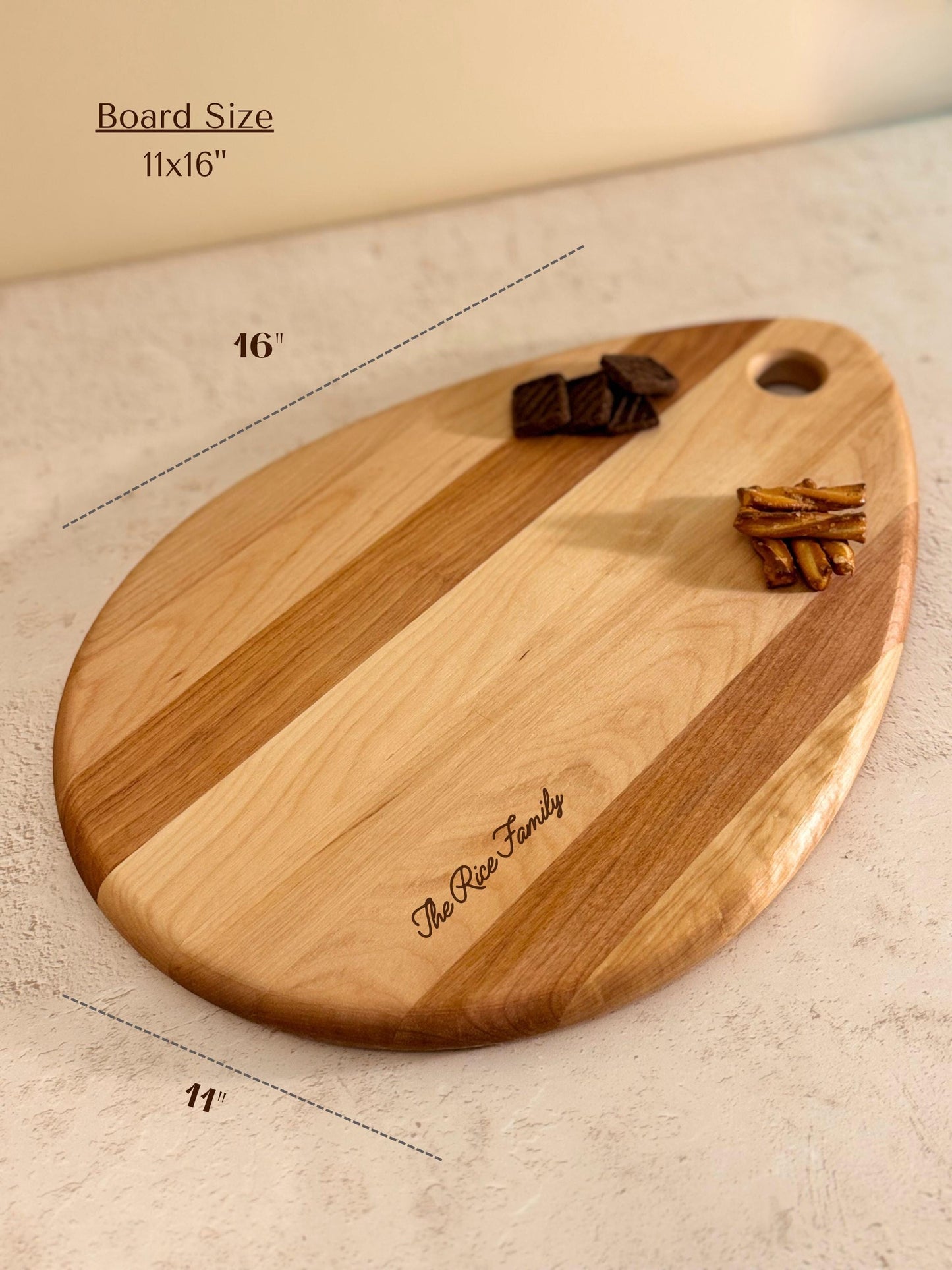 Personalized Anniversary Gift Couple Engraved Wooden Cutting Board Family Gift Him Custom Charcuterie Board Housewarming Gift New Homeowners