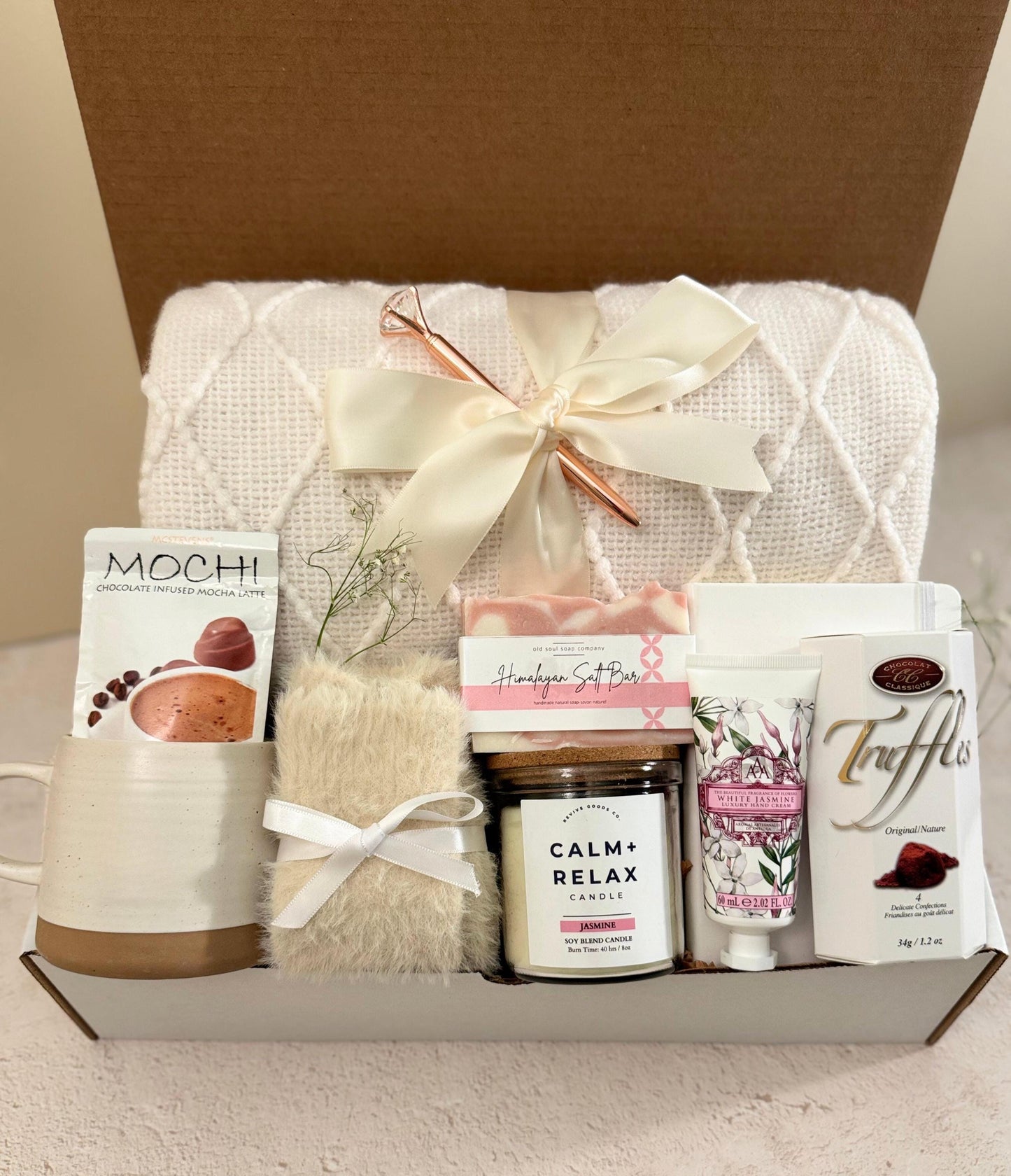 Christmas Blanket Gift Box Cozy Holiday Gift Set for Women Men Family Friends Winter Gift Idea Warm Throw Blanket Christmas Present 2025 Her
