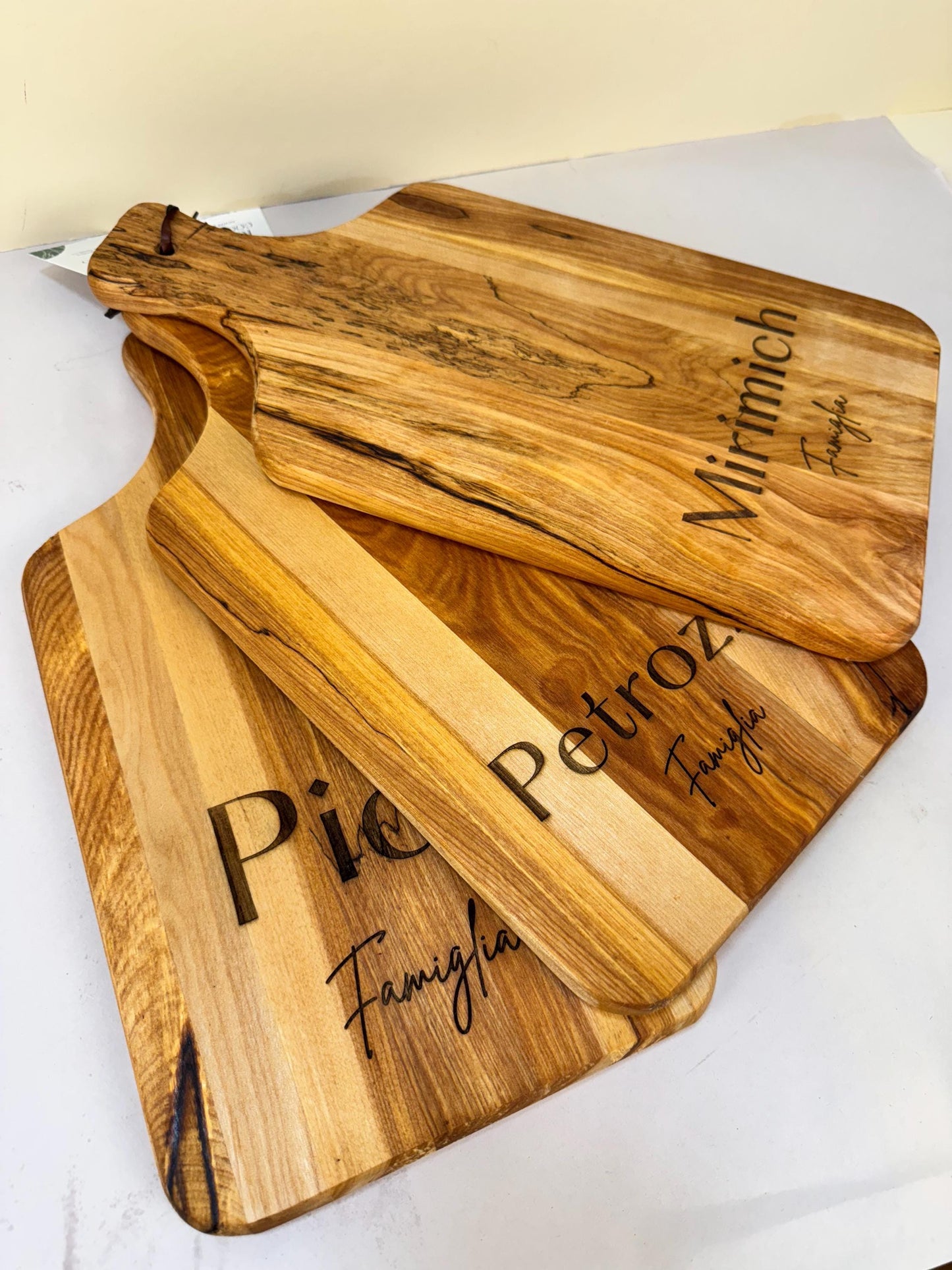 Custom Cheese Board Engraved Family Name Cutting Board for Wedding Kitchen Present with Logo Family Gift for Housewarming Charcuterie Board