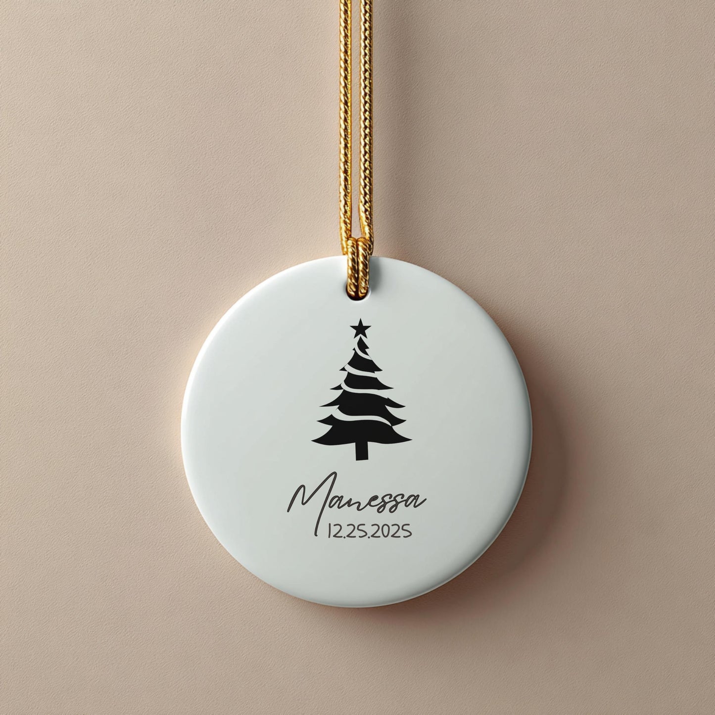 Personalized First Christmas Home Ornament New House Address Keepsake Family Holiday Gift Custom New Home Decor Our First Christmas Gift Set