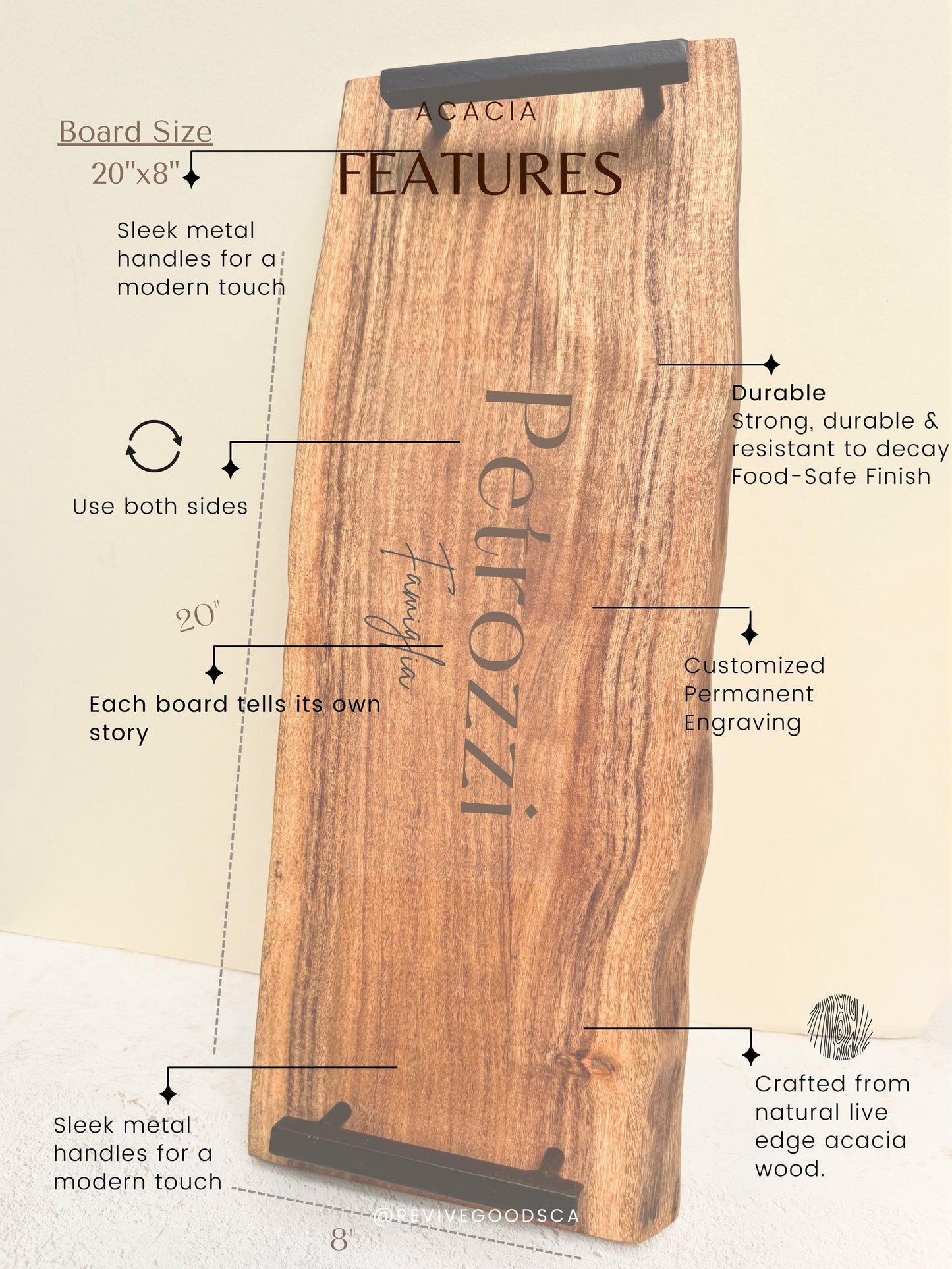 Personalized Cheese Board Couples Gift For Her Live Edge Cutting Board Custom Cheese Tray Hostess Gift Wooden Chopping Board Present Clients