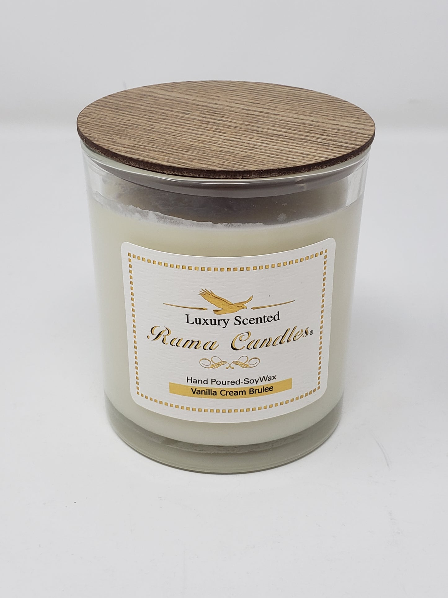 Hand Poured-Vanilla Cream Brulee Soy Candle