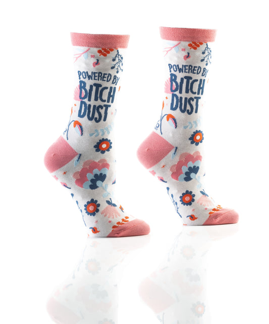 Women's Crew Sock, Bitch Dust