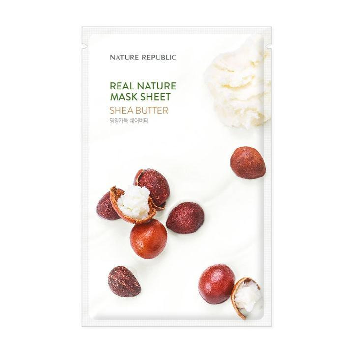 NATURE REPUBLIC, SHEET MASK SHEA BUTTER, PEGGABLE TAB